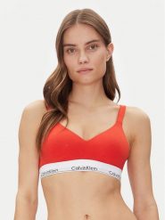 Calvin Klein Underwear Biustonosz top Lift Bralette 000QF7900E Czerwony. Czerwone biustonosze Calvin Klein Underwear, m, bez wzorów, z bawełny, bez kołnierzyka, bez ramiączek. Za 119.99 zł.