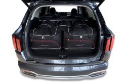 Torby Do Bagażnika Kia Sorento Phev 2021+ 5Szt Kjust. Czarne torby podróżne KJUST, bez wzorów, z kauczuku. Za 1,542.00 zł.