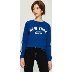 Bluza z lampasami - Niebieski. Bluzy marki Sinsay. W wyprzedaży za 29.99 zł.
