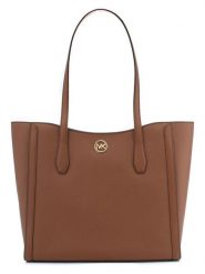 Michael Kors Shopper bag w kolorze brązowym - 33 x 30 x 12 cm rozmiar: onesize. Brązowe shopper bag Michael Kors, bez wzorów, z materiału, na ramię, bez dodatków. Za 830.67 zł.