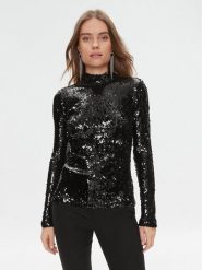 Bruuns Bazaar Bluzka BBW3694 Czarny Regular Fit. Czarne bluzki Bruuns Bazaar, l, bez wzorów, z syntetyku, bez kołnierzyka, bez ramiączek. Za 439.99 zł.