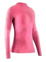 X-Bionic Zimowa koszulka sportowa w kolorze jasnoróżowym rozmiar: M. Różowe t-shirty sportowe X BIONIC, m, bez wzorów, z materiału, bez ramiączek, outdoorowe. Za 325.79 zł.