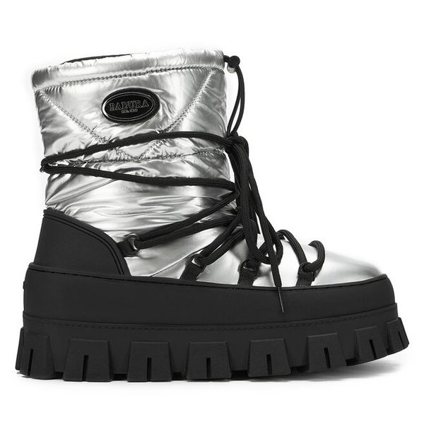 Śniegowce Badura. Brązowe śniegowce Badura, bez wzorów, bez zapięcia. Za 249.99 zł.