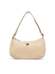 Tommy Jeans Torebka Tjw Daily Elevated Shoulder Bag AW0AW19041 Beżowy jasny. Brązowe torebki klasyczne Tommy Jeans, bez wzorów, z jeansu, bez dodatków. Za 369.99 zł.