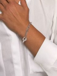 Eclat d'Argent Srebrna bransoletka rozmiar: onesize. Szare bransoletki Eclat d'Argent, srebrne. Za 252.99 zł.