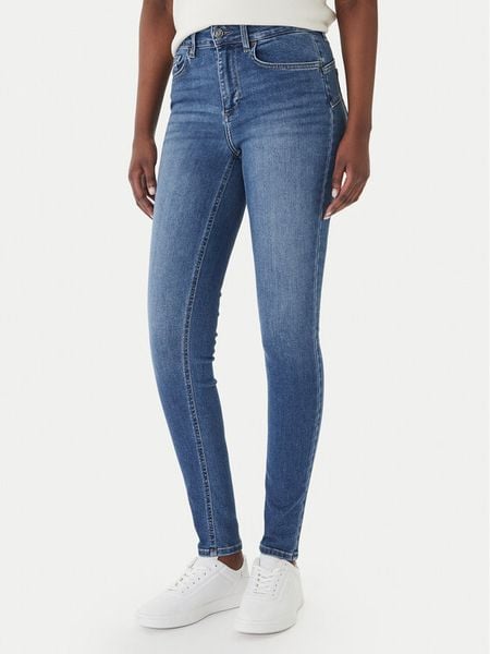 Liu Jo Jeansy UA6013 D0305 Granatowy Slim Fit. Niebieskie jeansy Liu Jo, bez wzorów, z bawełny. Za 523.99 zł.