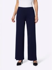 WITT WEIDEN Spodnie w kolorze granatowym rozmiar: 22. Niebieskie spodnie materiałowe WITT WEIDEN, bez wzorów, z materiału, z podwyższonym stanem. Za 60.99 zł.