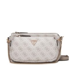 Torebka Guess. Brązowe listonoszki Guess, z aplikacjami, bez dodatków. Za 439.99 zł.