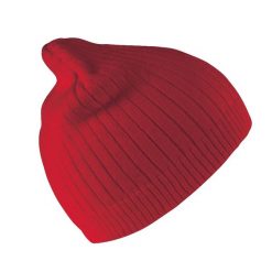 Zimowa Czapka Zimowa Z Dzianiny Unisex Z Podwójną Dzianiną. Czerwone czapki zimowe RESULT, bez wzorów, z dzianiny, sportowe. Za 46.99 zł.