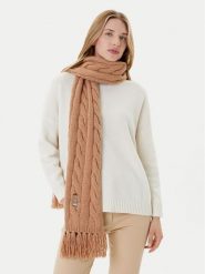 Polo Ralph Lauren Szalik 455981434003 Brązowy. Brązowe szaliki i kominy Polo Ralph Lauren, bez wzorów, z materiału. Za 569.99 zł.