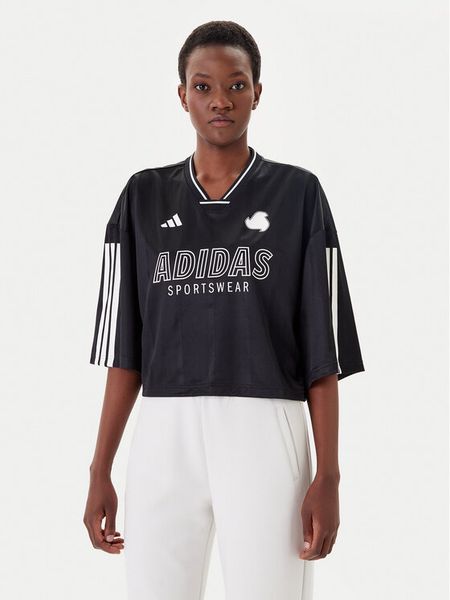 Adidas T-Shirt Tiro Cut 3-Stripes JG4097 Czarny Oversize. Czarne t-shirty adidas, l, bez wzorów, z syntetyku, bez kołnierzyka, bez ramiączek. Za 159.99 zł.