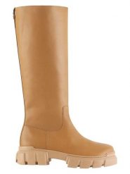 Högl Skórzane kozaki "James" w kolorze jasnobrązowym rozmiar: 42. Brązowe kozaki Högl, na zimę, bez wzorów, bez obcasa, bez zapięcia. Za 587.41 zł.