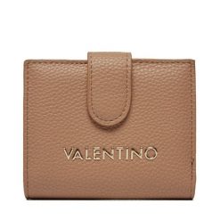 Portfel Valentino. Brązowe portfele Valentino, bez wzorów. Za 159.99 zł.