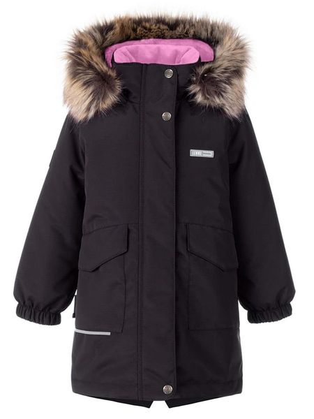LENNE Parka zimowa "Viola" w kolorze czarnym rozmiar: 140. Czarne płaszcze LENNE, na zimę, s, bez wzorów, bez kaptura. Za 374.23 zł.