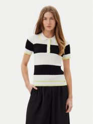 ARTIGLI Sweter ACMA001937 Biały Regular Fit. Białe swetry Artigli, m, bez wzorów, z wiskozy, bez ramiączek. Za 199.99 zł.