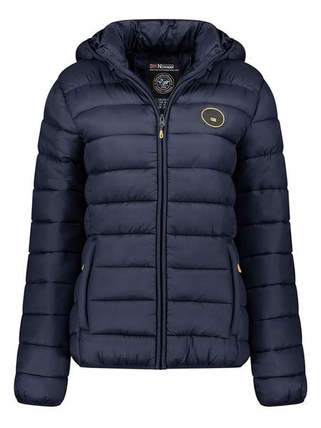 Geographical Norway Kurtka pikowana "Atikamap" w kolorze granatowym rozmiar: XXL. Niebieskie kurtki Geographical Norway, xxl, bez wzorów, bez kaptura. Za 157.35 zł.