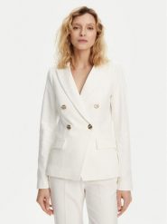 Morgan Marynarka 251-VPKY.F Biały Slim Fit. Białe marynarki i żakiety Morgan, bez wzorów, z syntetyku, bez ramiączek. Za 399.99 zł.