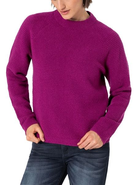 Timezone Sweter w kolorze fioletowym rozmiar: M. Różowe swetry Timezone, m, bez wzorów, bez ramiączek. Za 118.01 zł.