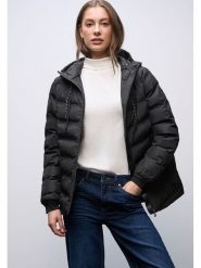 Street One Kurtka pikowana w kolorze czarnym rozmiar: 38. Czarne kurtki Street One, bez wzorów, street, bez kaptura. Za 375.96 zł.