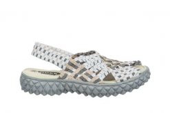 Sandały Rock Dakota Rose Platinum 032055, Szary, Materiał - 37. Szare sandały Rock Spring, bez wzorów, z materiału, rockowe, bez obcasa, bez zapięcia. W wyprzedaży za 164.99 zł.