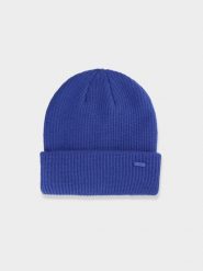 4F Czapka zimowa damska - niebieska S. Niebieskie czapki zimowe 4f, bez wzorów. W wyprzedaży za 4.99 zł.