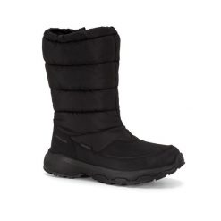 Damskie buty trekkingowe Trezeta Kori waterproof. Czarne buty trekkingowe Trezeta, na zimę, z gumy, bez zapięcia. Za 340.50 zł.