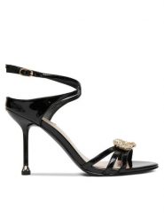 Liu Jo Sandały Tracy 03 SA6071 EX004 Czarny. Czarne sandały Liu Jo, bez wzorów, ze skóry, bez obcasa, na szpilce, bez zapięcia. Za 769.99 zł.