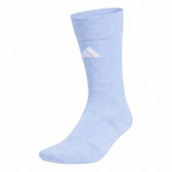 Skarpety adidas Football Crew Performance Cushioned. Niebieskie skarpetki adidas, bez wzorów, z materiału. Za 58.99 zł.