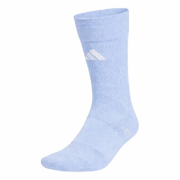 Skarpety adidas Football Crew Performance Cushioned. Niebieskie skarpetki adidas, bez wzorów, z materiału. Za 58.99 zł.
