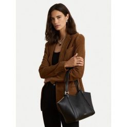 Torebka LAUREN RALPH LAUREN. Czarne torebki klasyczne Lauren Ralph Lauren, bez wzorów, klasyczne, bez dodatków. Za 1,599.00 zł.
