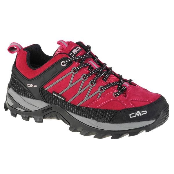 Buty trekkingowe damskie CMP Rigel. Czarne buty trekkingowe CMP, z materiału, bez zapięcia. Za 386.50 zł.