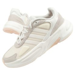 Buty adidas Ozelle GX1727 beżowy. Brązowe buty treningowe bez wzorów, z materiału, bez zapięcia. Za 362.10 zł.
