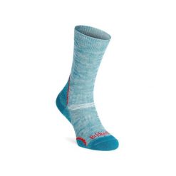 Skarpety trekkingowe Bridgedale Hike Lt T2 Coolmax P Boot - teal. Niebieskie skarpetki Bridgedale, bez wzorów, z elastanu. Za 85.99 zł.
