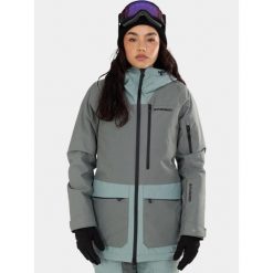 Kurtka Narciarska Damska Fundango Poplar ECO. Zielone kurtki narciarskie FUNDANGO, na zimę, bez wzorów, bez kaptura, narciarskie. Za 679.90 zł.