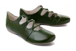 JOSEF SEIBEL 87204 971 244 Fiona 04 india, półbuty damskie. Zielone półbuty wsuwane Josef Seibel, na lato, bez wzorów, ze skóry, bez obcasa. Za 292.43 zł.