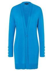 More & More Kardigan w kolorze niebieskim rozmiar: 38. Niebieskie swetry More & More, s, bez wzorów, z wiskozy, klasyczne, bez ramiączek. Za 83.22 zł.