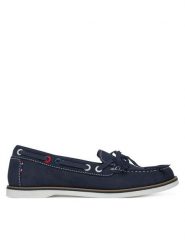 Beverly Hills Polo Club Półbuty WI16-SKIPER-01 Granatowy. Niebieskie półbuty wsuwane Beverly Hills Polo Club, bez wzorów, z nubiku, bez obcasa, na płaskiej podeszwie. Za 299.99 zł.