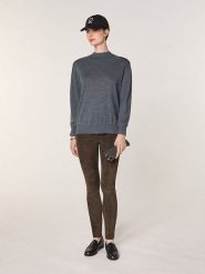 Rodier Wełniany sweter w kolorze szarym rozmiar: S. Szare swetry Rodier, s, bez wzorów, z wełny, bez ramiączek. Za 260.99 zł.