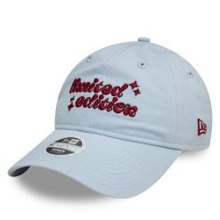 Czapka z daszkiem New Era. Niebieskie czapki z daszkiem New Era, bez wzorów. Za 89.99 zł.