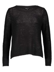 ONLY Sweter w kolorze czarnym rozmiar: XS. Czarne swetry ONLY, xs, bez wzorów, ze splotem, bez ramiączek. Za 48.73 zł.
