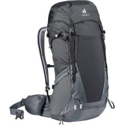 Plecak turystyczny Deuter Futura Pro 42 EL dla wysokich - black. Czarne plecaki Deuter, bez wzorów, bez dodatków. Za 774.99 zł.