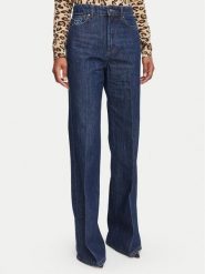 Marella Jeansy 2623186024200 Granatowy Wide Leg. Niebieskie jeansy Marella, bez wzorów, z bawełny. Za 879.99 zł.