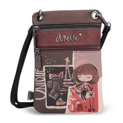 Brązowa Damska Torebka Na Telefon Anekke Mademoiselle. Brązowe shopper bag Anekke, bez wzorów, eleganckie, na ramię, bez dodatków. Za 169.00 zł.