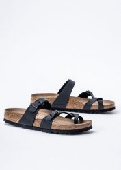 Birkenstock Mayari BF Japonki damskie. Czarne japonki Birkenstock, bez wzorów, młodzieżowe. Za 279.99 zł.