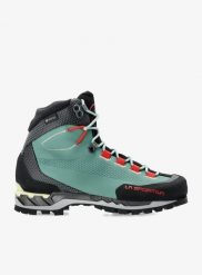 Buty damskie La Sportiva Trango Tech Leather GTX. Zielone buty trekkingowe La Sportiva, bez wzorów, z gore-texu, bez zapięcia, trekkingowe, gore-tex. Za 1,341.99 zł.