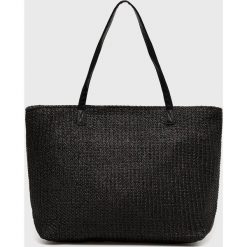 Answear Lab torebka kolor czarny. Czarne shopper bag Answear Lab, bez wzorów, na ramię, bez dodatków. W wyprzedaży za 104.99 zł.