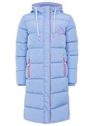 Zwillingsherz Płaszcz pikowany w kolorze błękitnym rozmiar: M. Niebieskie płaszcze Zwillingsherz, m, bez wzorów, bez kaptura. Za 349.73 zł.