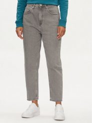 Tommy Jeans Jeansy DW0DW17620 Szary Mom Fit. Szare jeansy Tommy Jeans, bez wzorów, z bawełny. Za 299.99 zł.