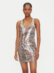 Guess Sukienka codzienna E5GK04 KCR72 Brązowy Bodycon Fit. Brązowe sukienki Guess, na co dzień, l, z aplikacjami, z syntetyku, bez kołnierzyka, bez ramiączek, bodycon. Za 299.99 zł.