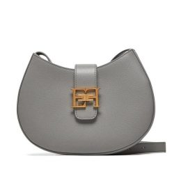 Torebka Elisabetta Franchi. Szare listonoszki Elisabetta Franchi, bez wzorów, bez dodatków. Za 2,749.00 zł.
